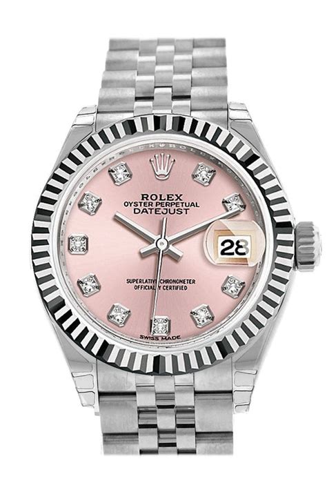 rolex datejust 31mm pink dial|Rolex 279174 Datejust ladies watch.